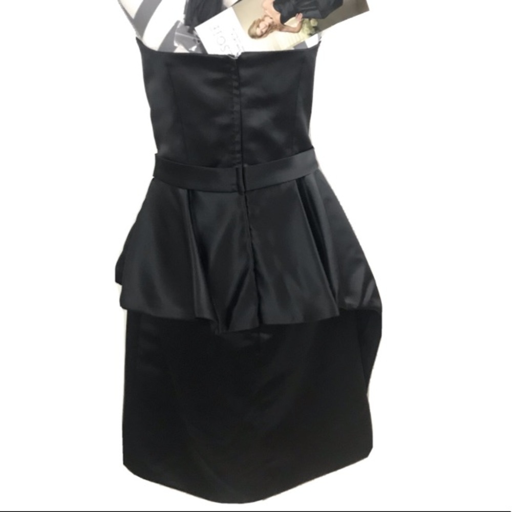 Belsoie Strapless Ruffle Formal Dress - Size 12 - Picture 4 of 10